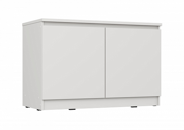 СИТИ Прихожая ТПр-12 Тумба для прихожей/524х804х380/ Белый/Белый снег