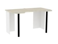 Aurelio 84 Стол компьтерный Белый-Блеквуд Сатиновый