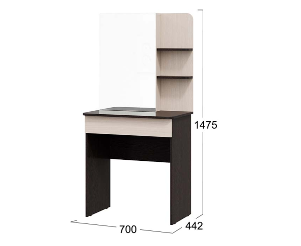 Стол туалетный Майя Венге цаво/Дуб Белфор