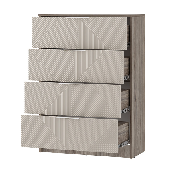 Эмилия Комод КМ-02 Дуб смоки/Айриш