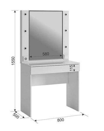 Трюмо Гламур