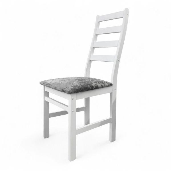 Стул Сотти Р белая эмаль/Kатания 17 (Серая дымка)