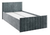Кровать с ящиками Твикс 90х200 см (графит (велюр))