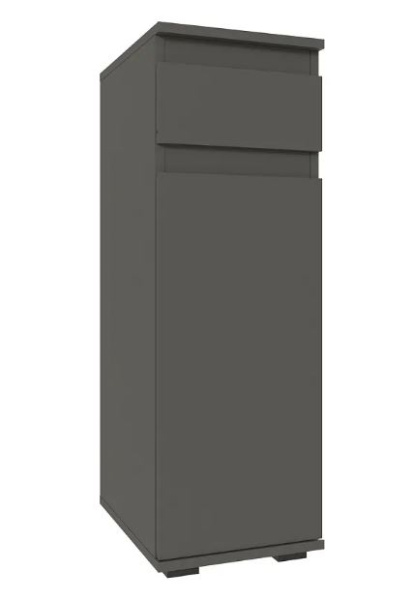 STARK Прихожая тумба с ящиком КМ-30/ Серый Графит