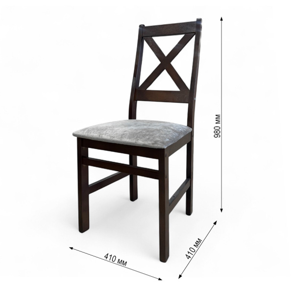 Стул Бриз Р, орех артемида, ткань Катания 03 (светло-коричневый)