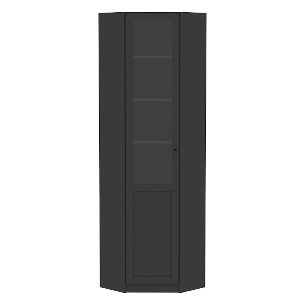 Харрис 33 (библиотека) Шкаф для книг угловой (Антрацит)