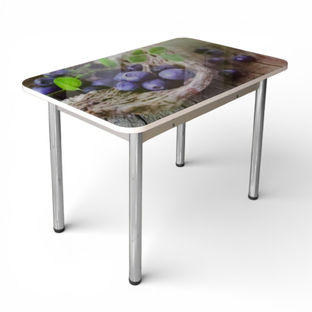 Стол обеденный Фаворит 110(+40)  Черника