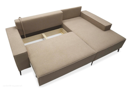 Диван угловой Раушен(правый) Bravo Natural