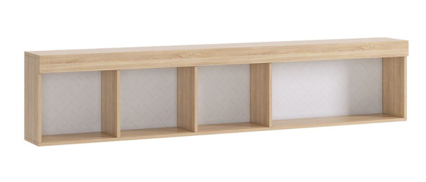 Форсаж Полка (дуб крафт золотой/белый)