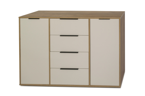 Комод Дениз-1 1400  дуб крафт табачный/кашемир