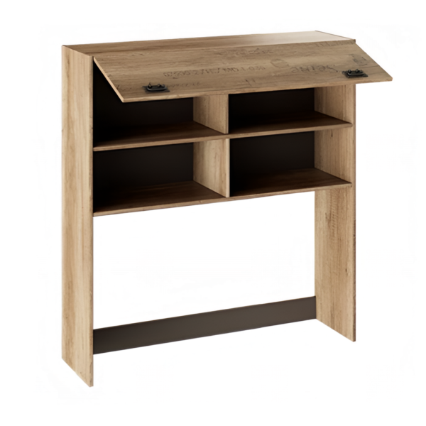 Пилигрим Шкаф настольный ТД-276.15.11 (Дуб Каньон светлый, Фон серый)