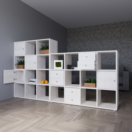 КОРИНН  Стеллаж 3 х 4 ячейки / Сосна лофт 