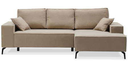 Диван угловой Раушен(правый) Bravo Natural