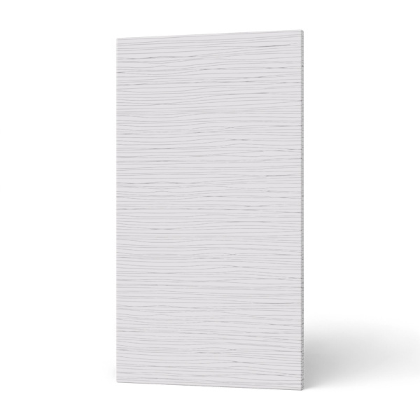 Кухня Новая Фасад Джаз БЕЛЫЙ СТРАЙП 400