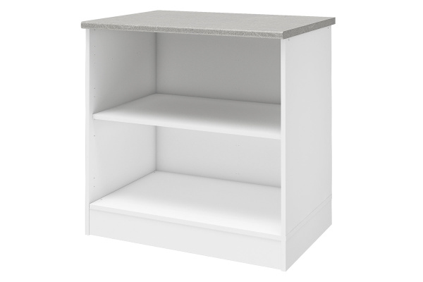 Уют СТЛ.275.04 Шкаф напольный 80 Белый/Белый